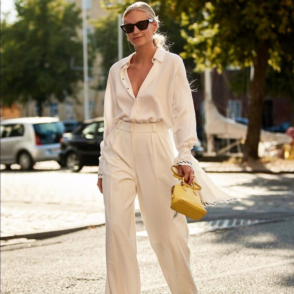 NWT Mango Palazzo Wide Leg Pants